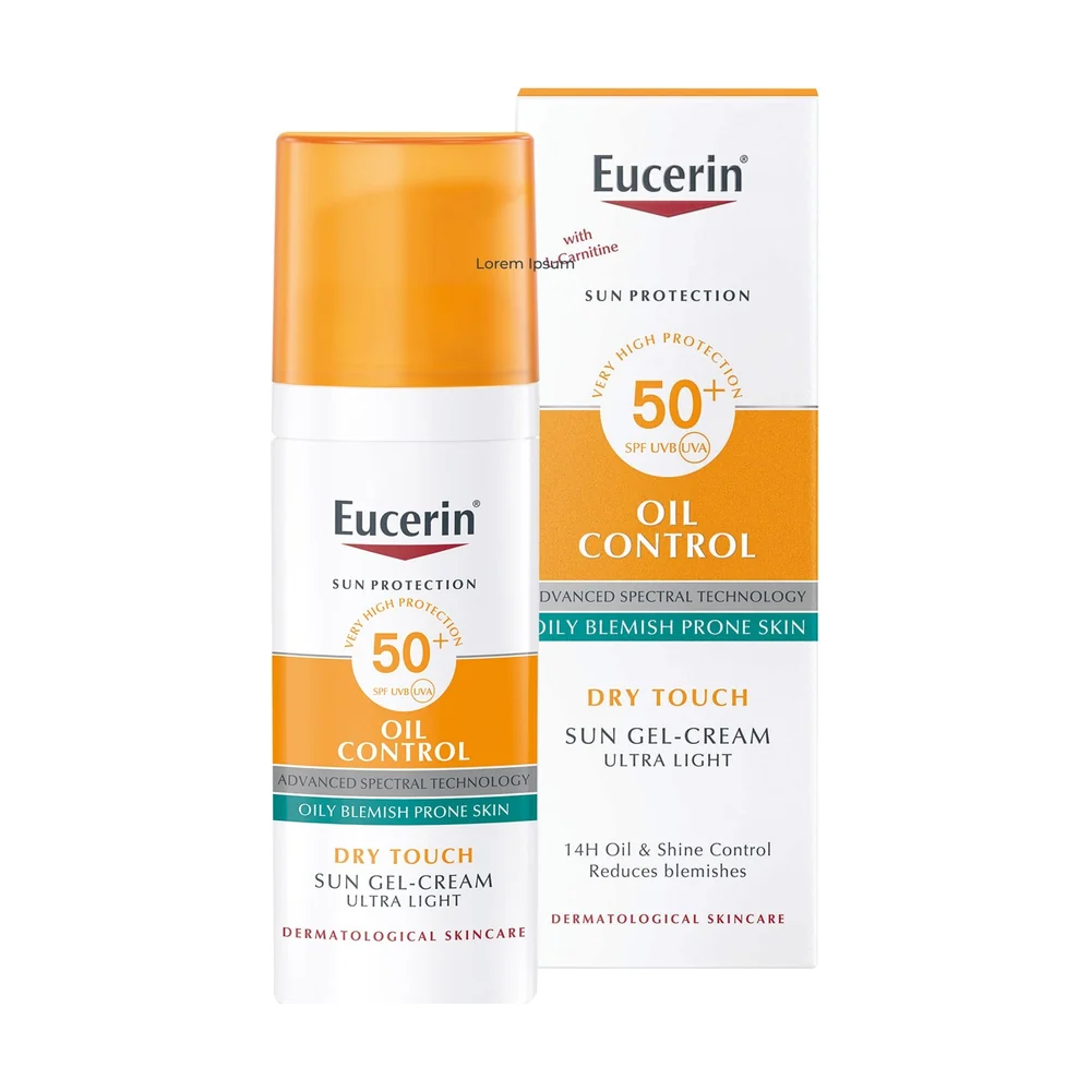 Eucerin Sun Oil Control Dry Touch Gel-Cream SPF50+ 50ml